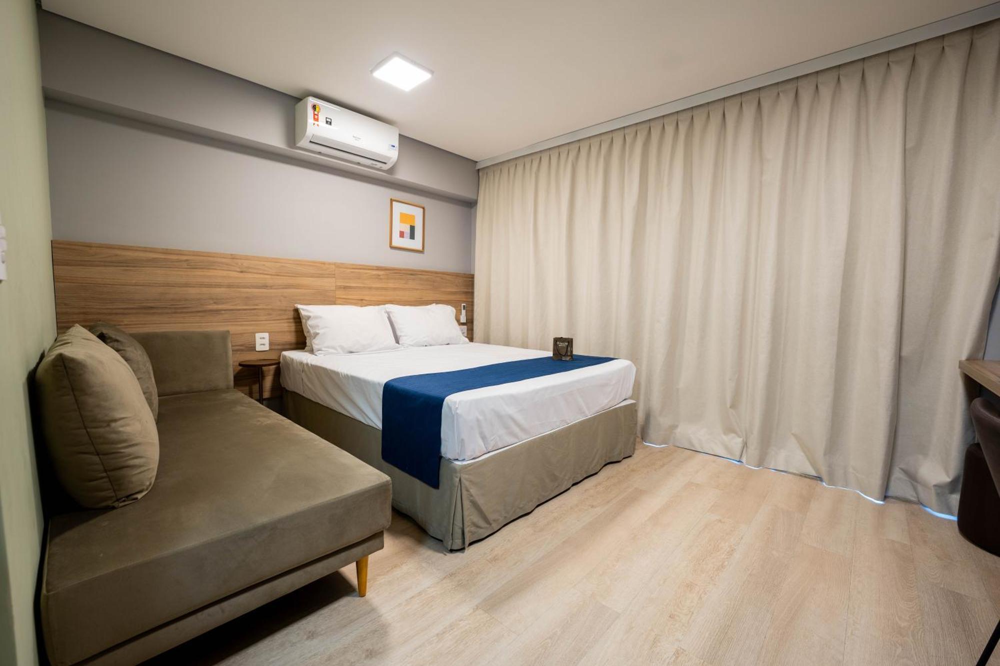 סאו פאולו Apartamentos Studio Allure Moema - Com Cafe Da Manha Opcional, Recepcao E Valet 24 Horas חדר תמונה