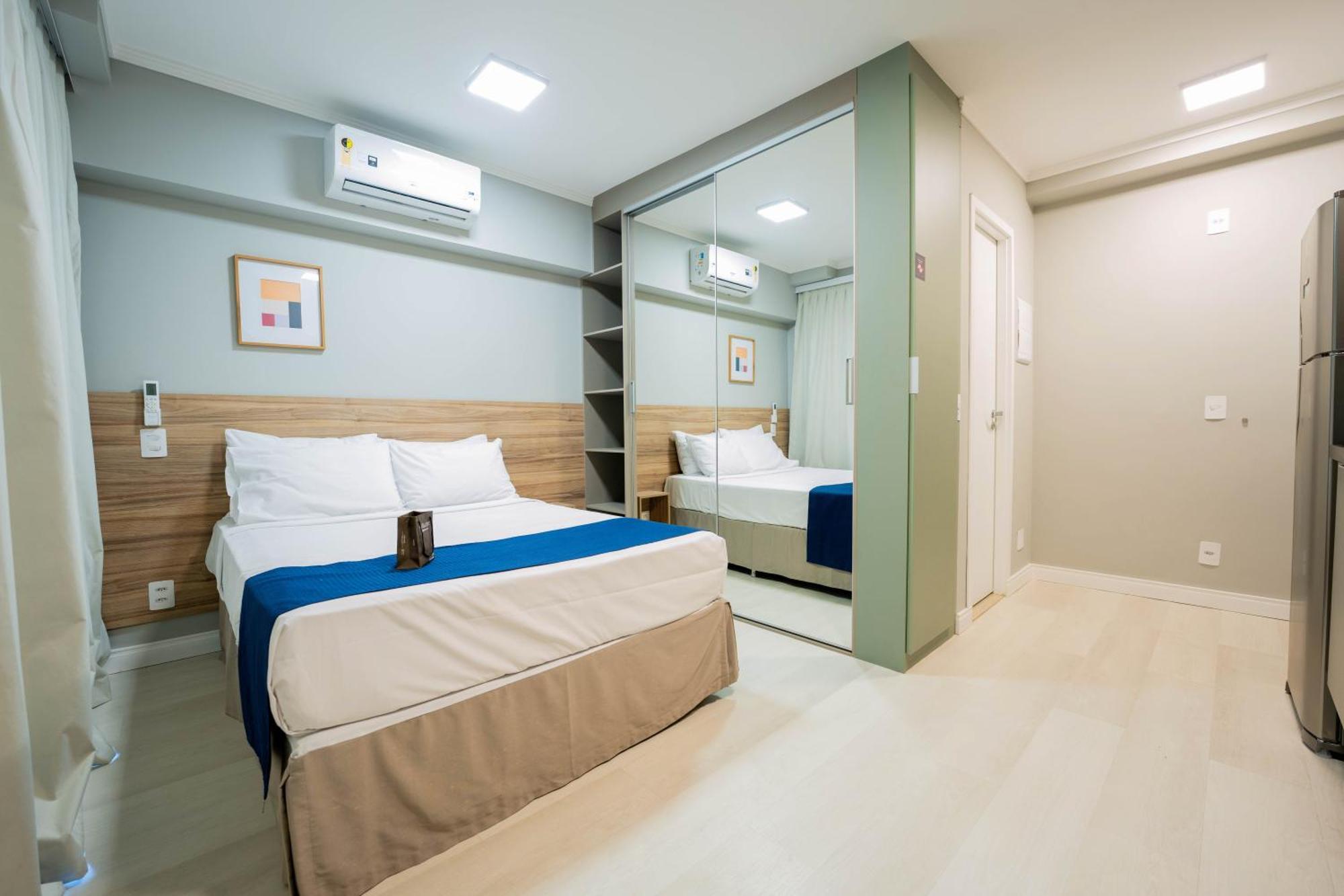 סאו פאולו Apartamentos Studio Allure Moema - Com Cafe Da Manha Opcional, Recepcao E Valet 24 Horas חדר תמונה
