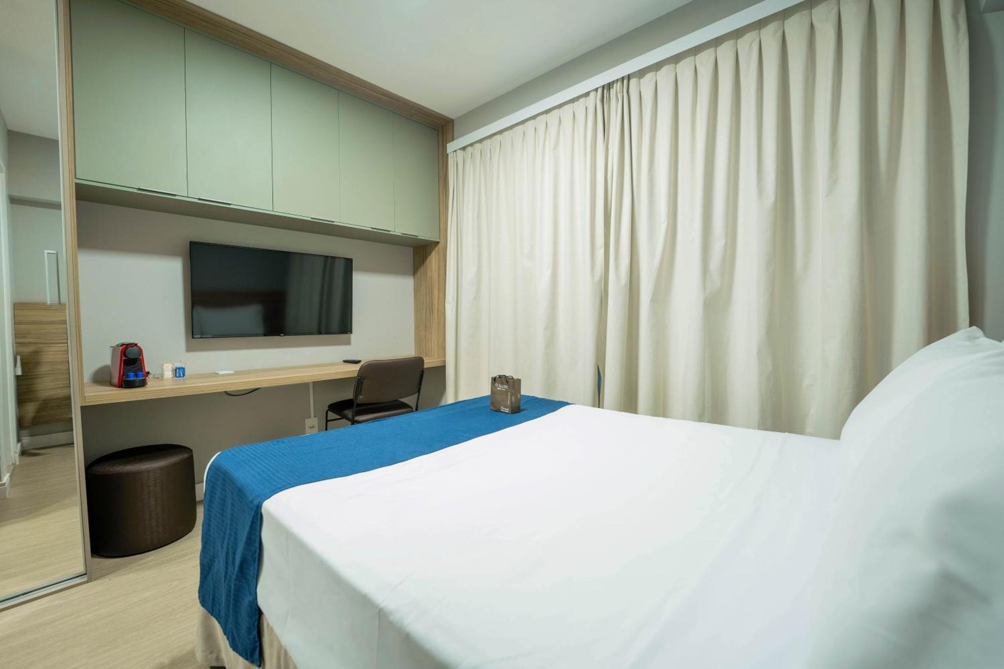 סאו פאולו Apartamentos Studio Allure Moema - Com Cafe Da Manha Opcional, Recepcao E Valet 24 Horas חדר תמונה