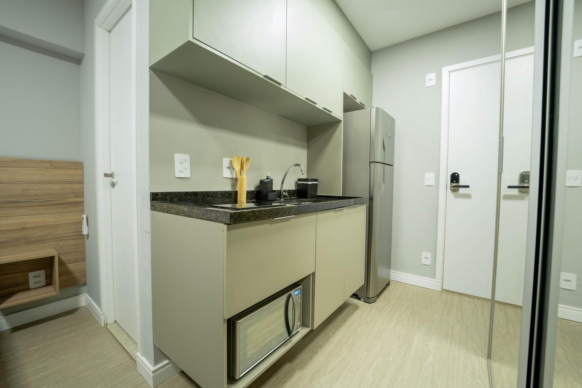 סאו פאולו Apartamentos Studio Allure Moema - Com Cafe Da Manha Opcional, Recepcao E Valet 24 Horas חדר תמונה