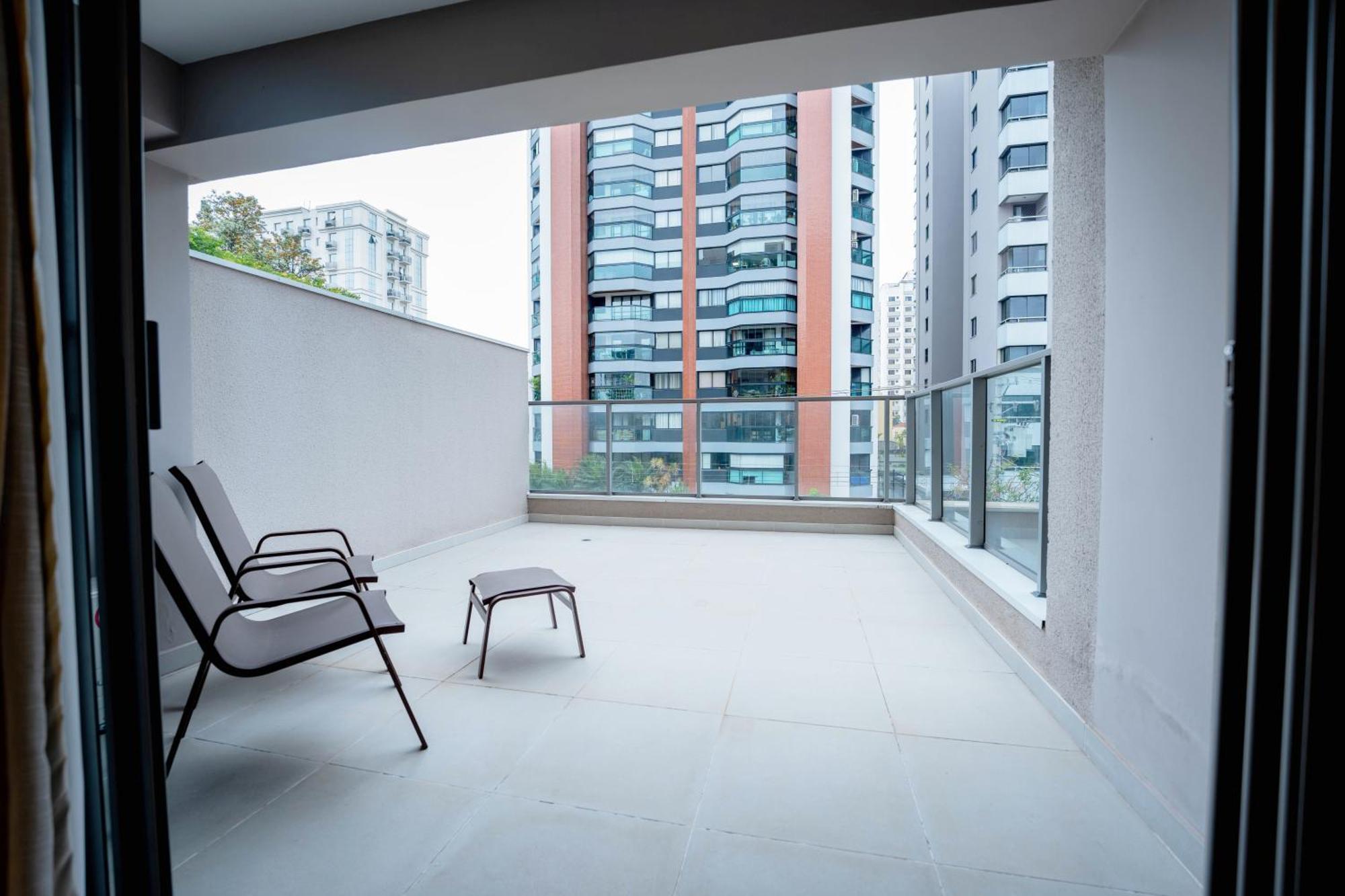 סאו פאולו Apartamentos Studio Allure Moema - Com Cafe Da Manha Opcional, Recepcao E Valet 24 Horas חדר תמונה
